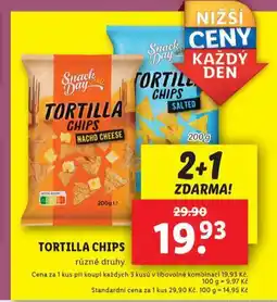 Lidl Tortilla chips nabídka
