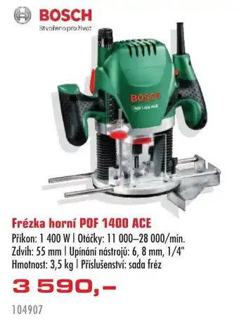 Uni Hobby BOSCH Frézka horní POF 1400 ACE nabídka