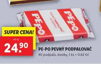 Lidl Pe-po pevný podpalovač nabídka