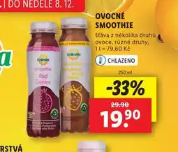 Lidl Ovocné smoothie nabídka