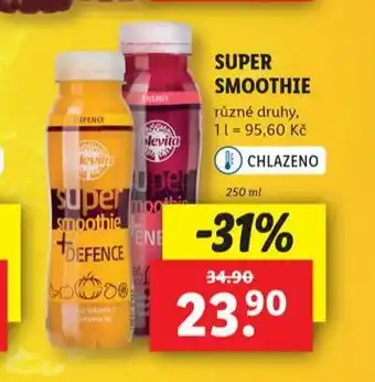 Lidl Super smoothie nabídka