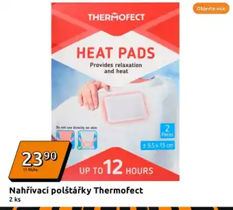 Action Nahřívací polštářky Thermofect nabídka