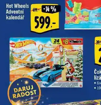 Albert Hot wheels adventní kalendář nabídka
