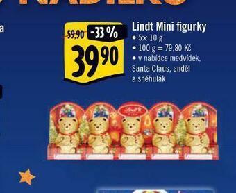 Albert Lindt mini figurky nabídka
