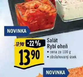 Albert Salát rybí oheň nabídka