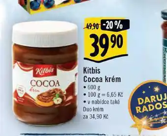 Albert Kitbis cocoa krém nabídka