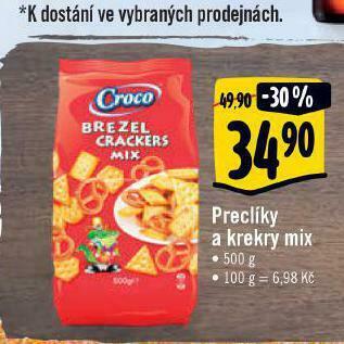 Albert Preclíky a krekry mix nabídka