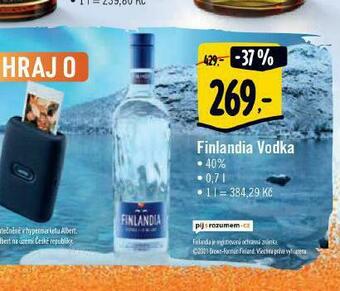 Albert Finlandia vodka nabídka