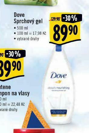 Albert Dove sprchový gel nabídka