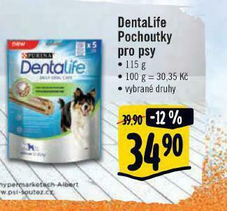 Albert Dentalife pochoutky pro psy nabídka