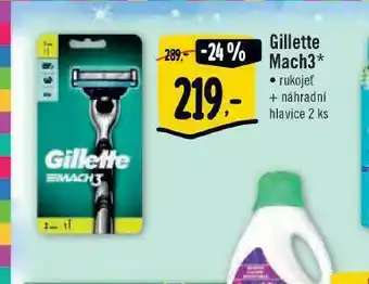 Albert Gillette holicí strojek mach 3 nabídka