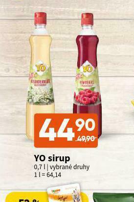 Terno Yo sirup nabídka