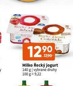 Terno Milko řecký jogurt nabídka
