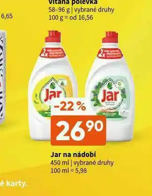 Terno Jar prostředek na mytí nádobí nabídka