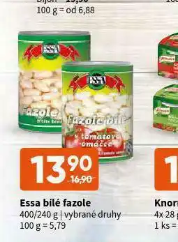 Terno Essa bílé fazole nabídka