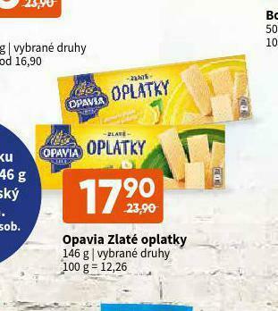 Terno Opavia zlaté oplatky nabídka