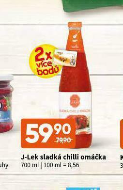 Terno J-lek sladká chilli omáčka nabídka