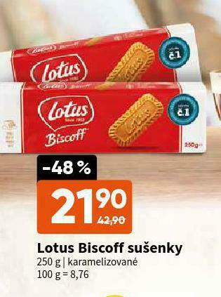 Terno Lotus biscoff sušenky nabídka