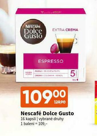 Terno Nescafé dolce gusto nabídka