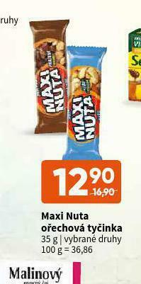 Terno Maxi nuta ořechová tyčinka nabídka