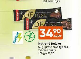 Terno Nutrend deluxe proteinová tyčinka nabídka