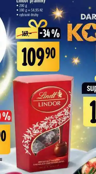 Jip Lindt pralinky nabídka