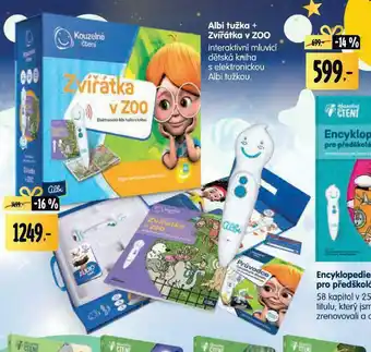 Albi tužka + zvířátka v zoo