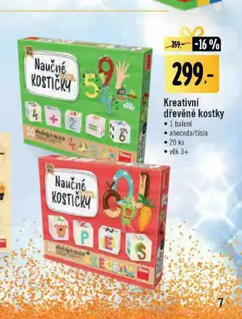 Albert Kreativní dřevěné kostky nabídka