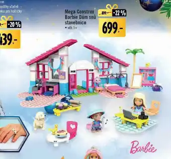 Albert Mega construx barbie dům snů stavebnice nabídka