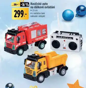 Albert Hasičské auto na dálkové ovládání nabídka