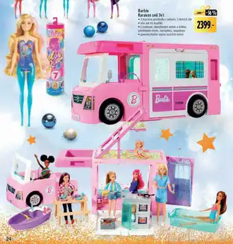 Barbie karavan sbů 3v1