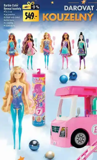 Albert Barbie color reveal konfety nabídka