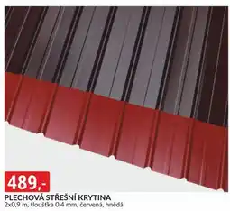 Baumax Plechová střešní krytina nabídka