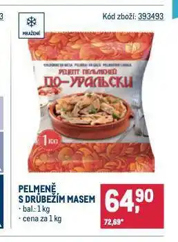 Makro Pelmeně s drůbežím masem nabídka