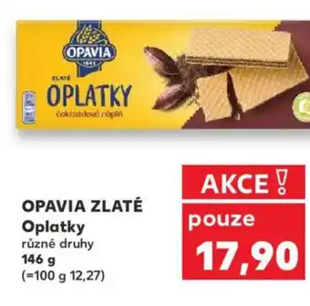 Kaufland OPAVIA ZLATÉ Oplatky nabídka