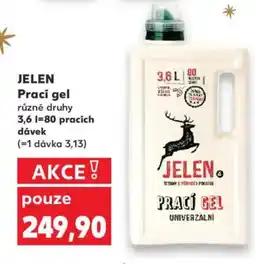 Kaufland JELEN Prací gel nabídka