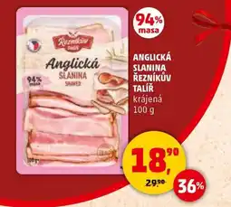 Penny Market Anglická slanina řezníkův talíř nabídka