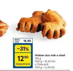Tesco Hřeben duo mák a višeň nabídka