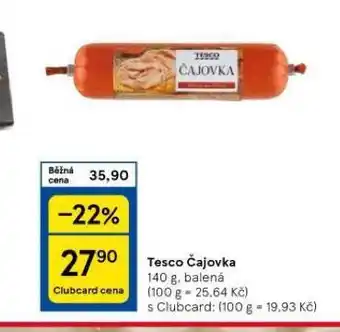 Tesco Čajovka nabídka