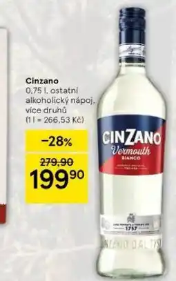 Tesco Cinzano nabídka