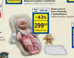 Tesco Emmi love to carry panenka v autosedačce nabídka