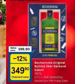 Tesco Becherovka original nabídka