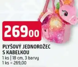 Plyšový jednorožec s kabelkou