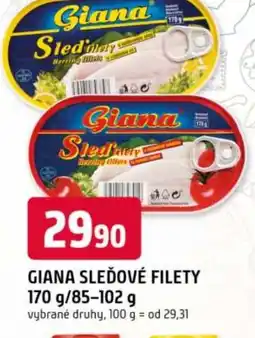 Trefa GIANA Sleďové filety nabídka