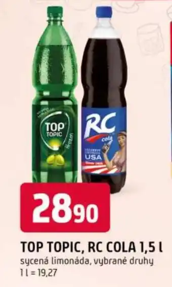 Trefa TOP TOPIC, RC COLA nabídka