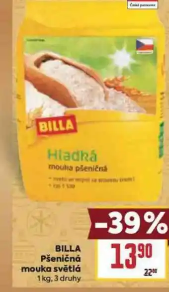 Billa BILLA Pšeničná mouka světlá nabídka