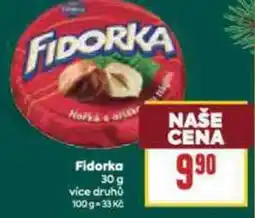 Billa Fidorka nabídka