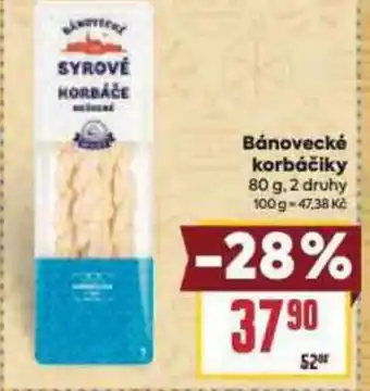 Billa Bánovecké korbáčiky nabídka