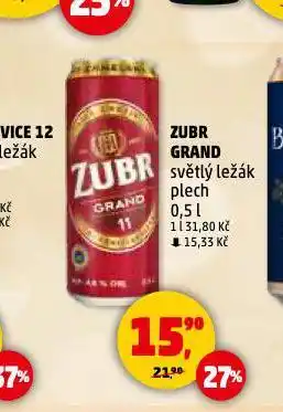 Penny Market Pivo zubr nabídka