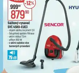 Globus Sáčkový vysavač sencor nabídka